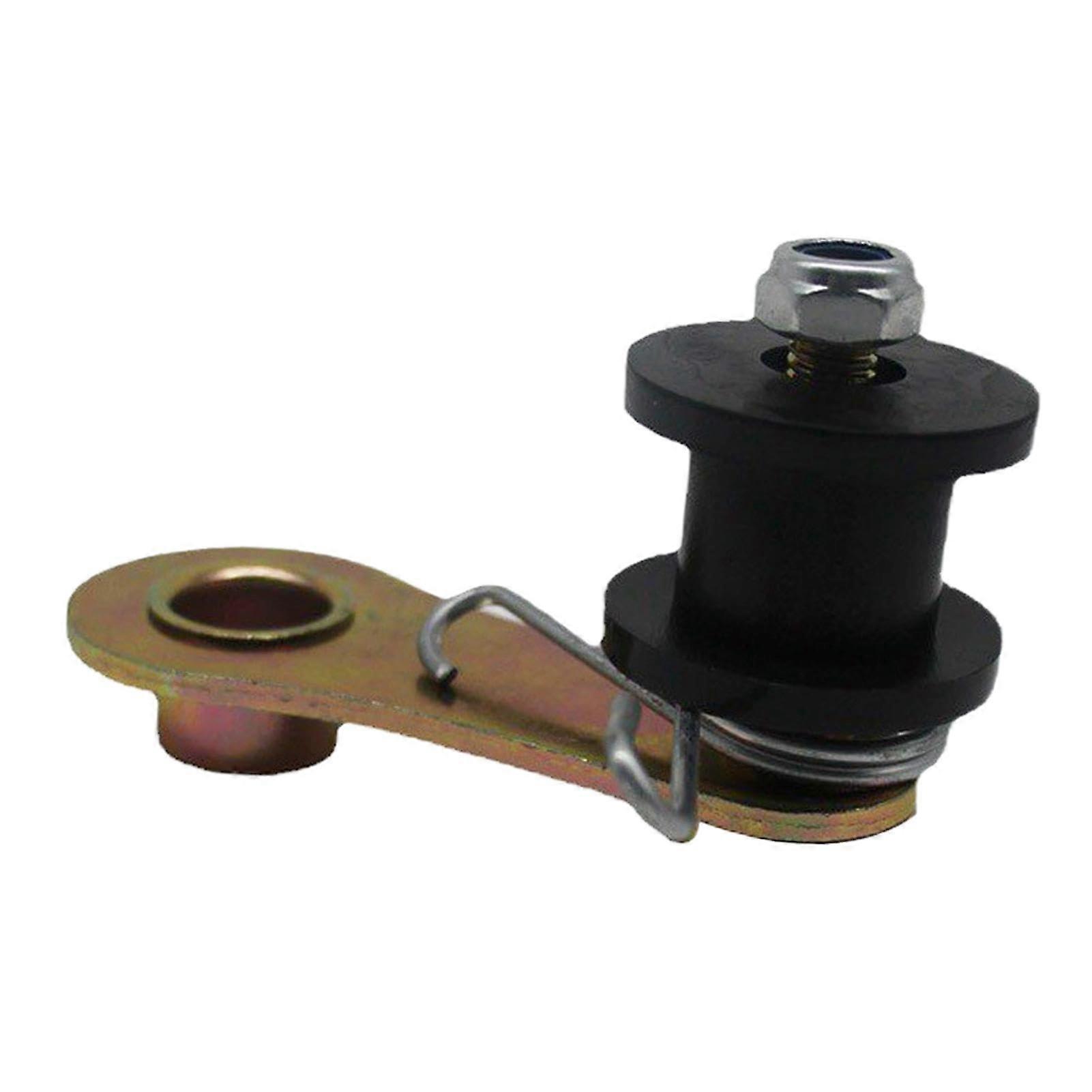 Motorcycle Chain Tensioner Wheel with Adjustable Bracket Width for Precise Drive Chain Adjustment