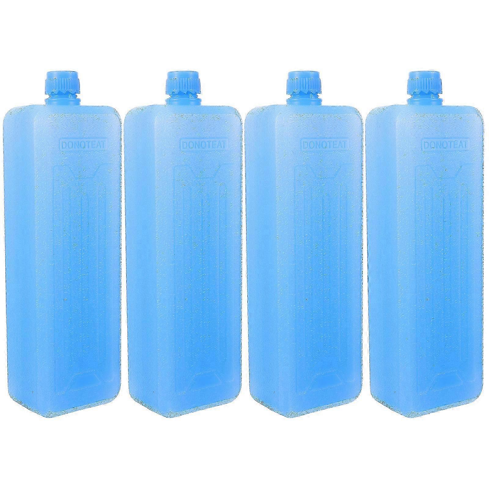 Ice Block Cooler Freezer Boxes for Coolers Reusable Ice Boxes 4Pcs