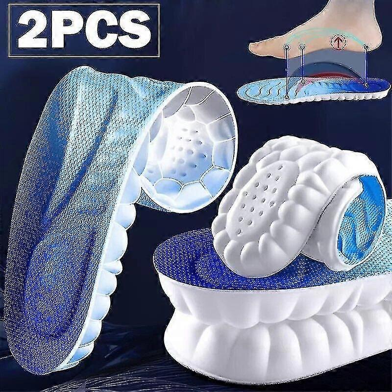 Work 4d Cloud Technology Insoles Hiking Trainer Inner Soles Inserts Breathable