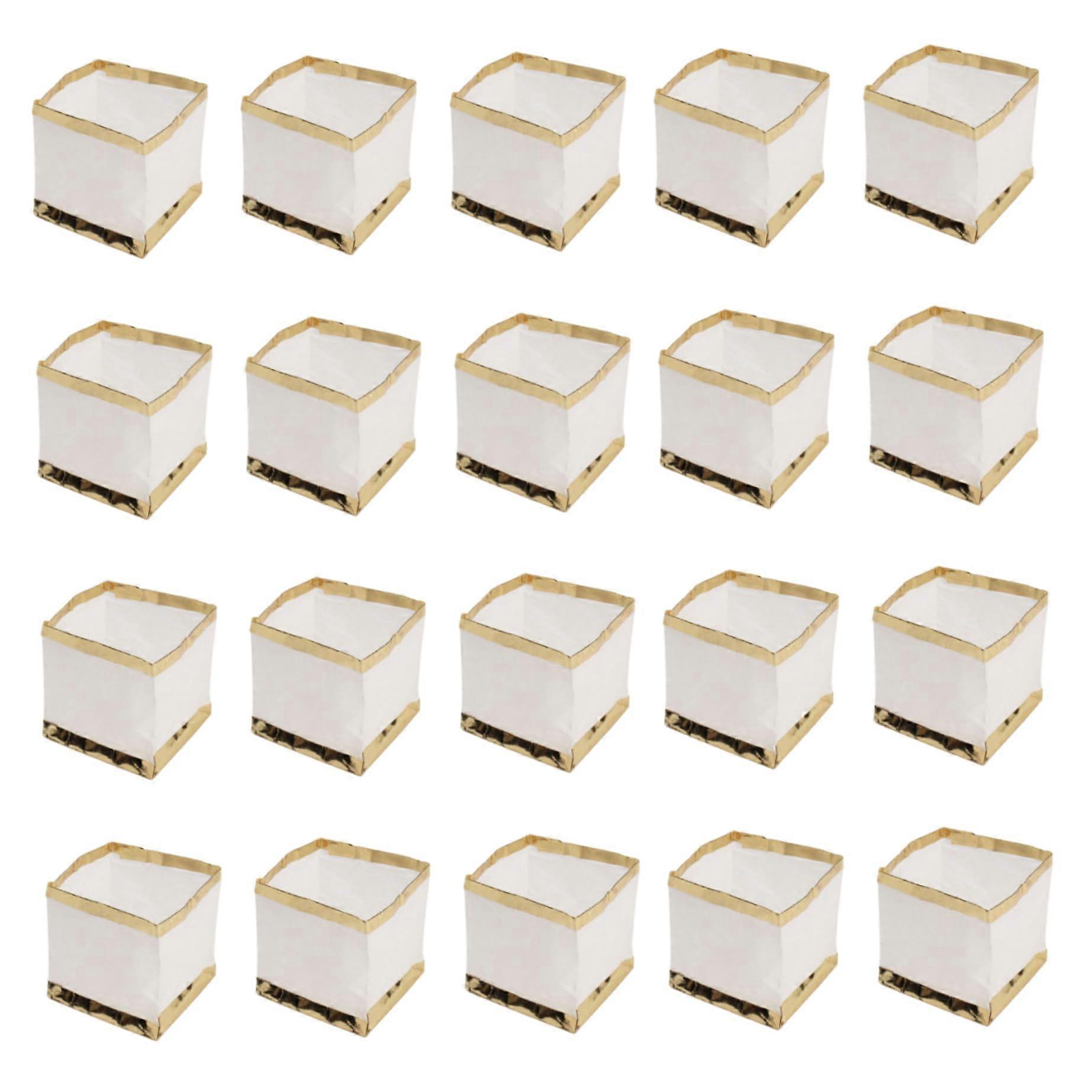 20Pcs Floating Lanterns Biodegradable Paper Lanterns with Writable Surface for Weddings Pools