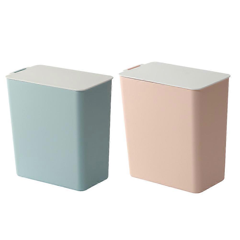 Plastic Trash Can Desktop Plastic Garbage Can for Storage Use