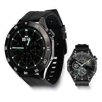 Montre connectée unisexe avec écran tactile HD de 1,43 pouce, suivi d'activité, fréquence cardiaque, étanchéité IP67, Bluetooth NFC, compatible iOS et Android