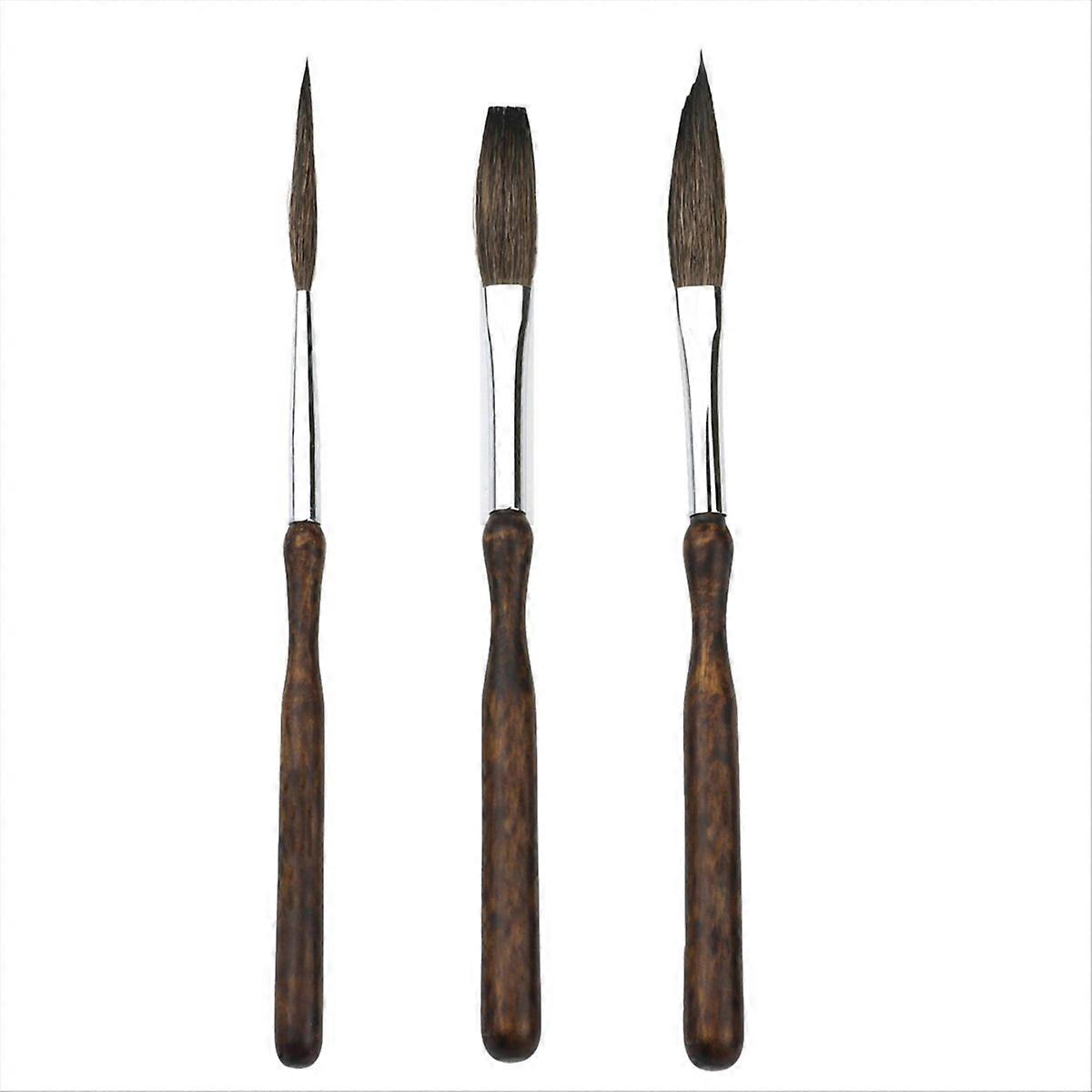 Pinstriping Brush Kit,3 Pcs Professional Striping Brushes