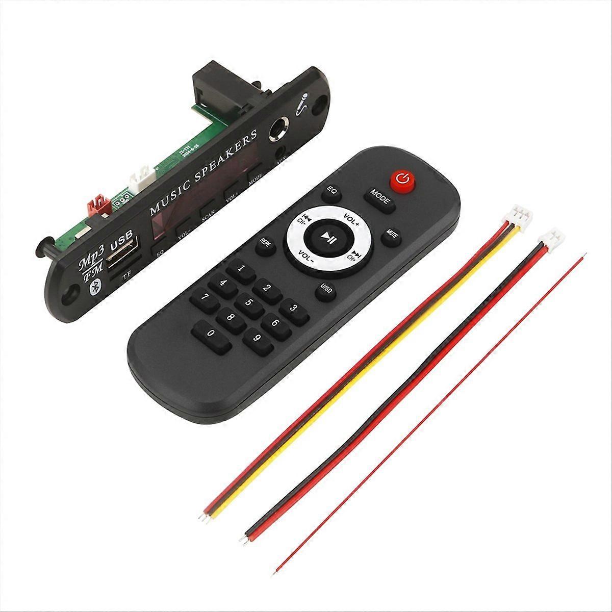 12V MP3 Decoder Board Bluetooth 5.0 DIY MP3 Music Player with Remote