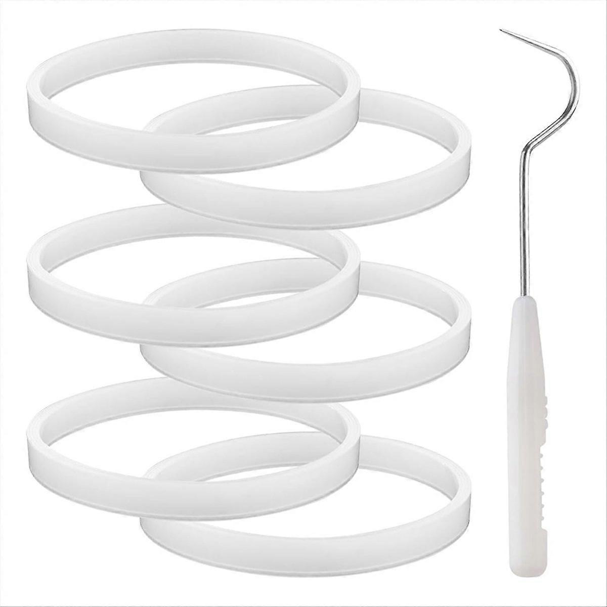 6pcs Sealing Ring Gaskets for Auto-IQ Pro Extracto