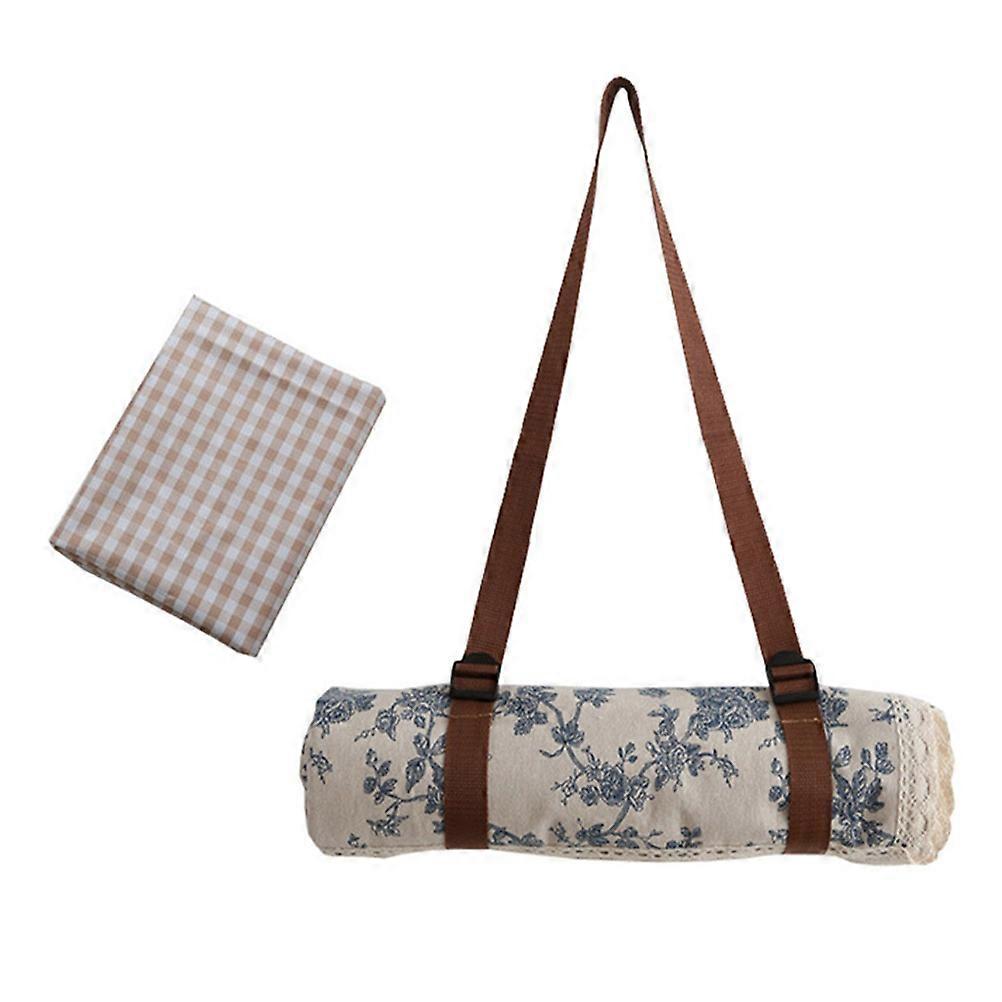 Multipurpose Picnic Blanket Waterproof Beach Mat for Outdoor Use 2Sets