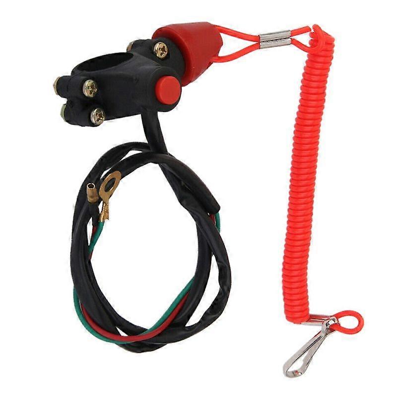 Lanyard Emergency Kill Stop Engine Switch Push Button