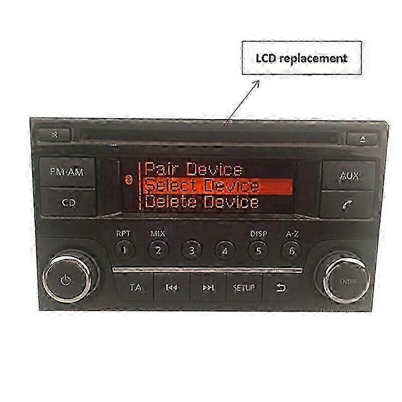 CD Player FM Radio Pixel Replace LCD Display Screen compatible Juke Note Navara Equator
