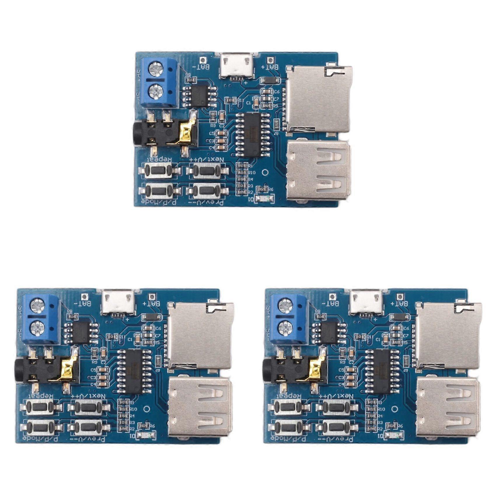 3X Mp3 Lossless Decoders Decoding Power Amplifier Mp3 Player Audio Module Mp3 Decoder Board Support TF Card USB