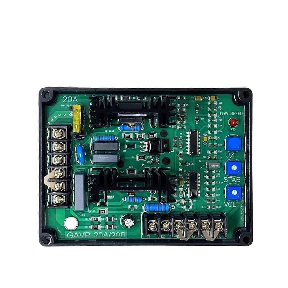 20A Brushless Generator AVR Automatic Voltage Regulator Universal Stabilizer Module Replacement