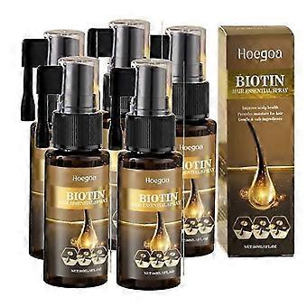 Biotin Hair Growth Serum Spray, Thickening Herbal Serum with Ginger Root Oil for Thicker, Longer & Stronger Hair, Anti Hair Loss, Extra Strength Hair