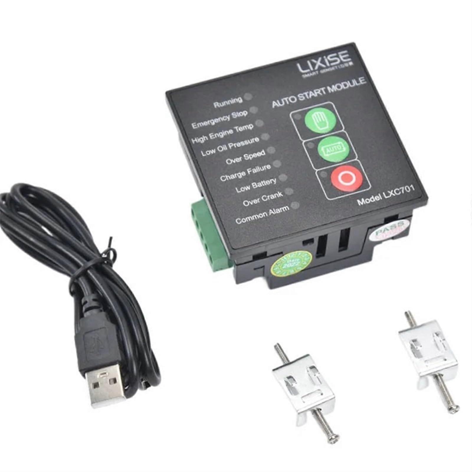 LXC701 Diesel Generator Auto Start Controller Module for DSE701 Control Panel Exact Color Match