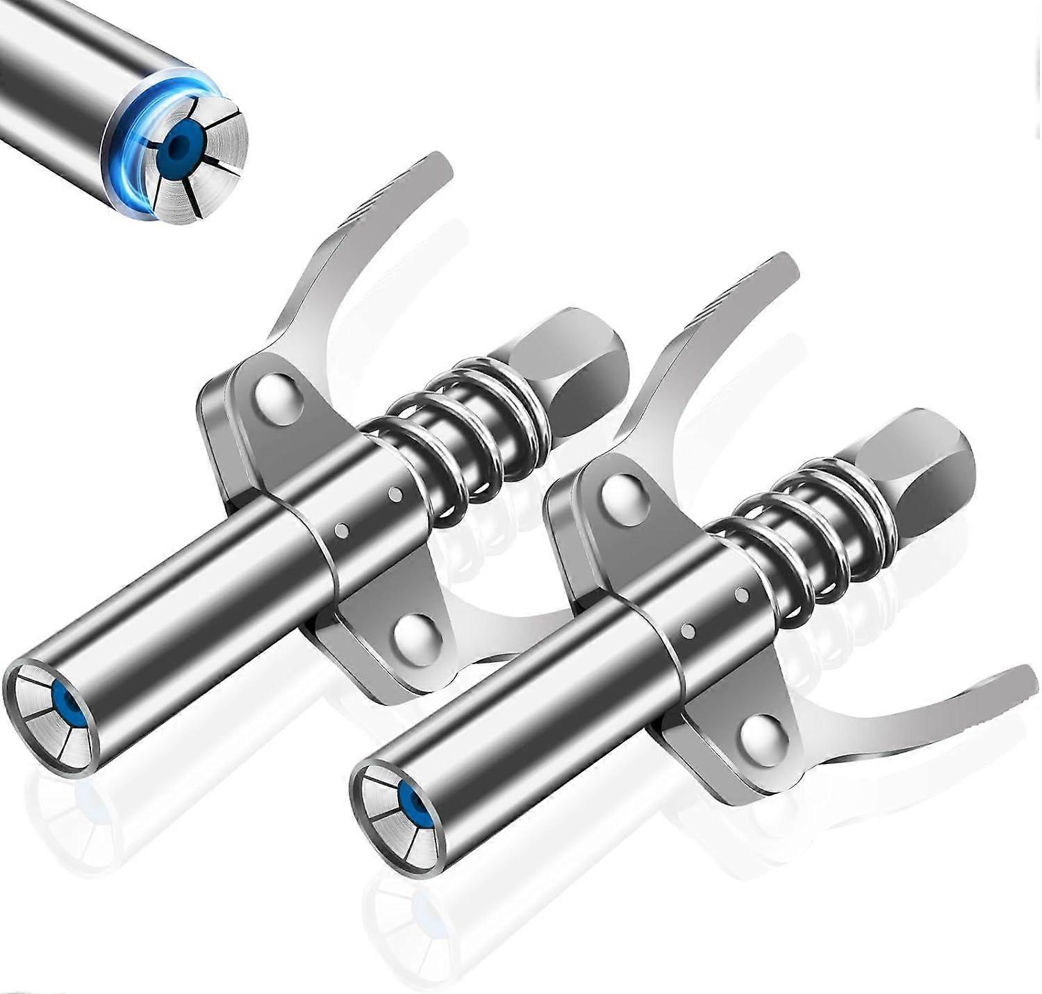 Grease Gun Coupler,Grease Gun Tips,Grease Gun Accessories,Rated 12,000 PSI,Double Handle Q