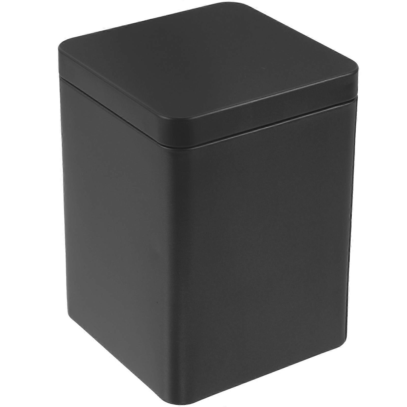 Square Tea Tin Durable Gift Box Practical Candy Storage Box Packaging Box