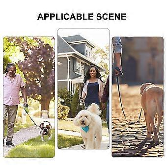 Pet Dog Leash with Hook Rope for Walking 2Pcs Durable Purple Polyester Leashes