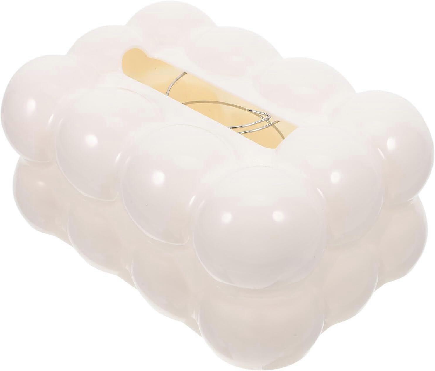 Decorative Cloud Tissue Box Cover Modern Rectangular Paper