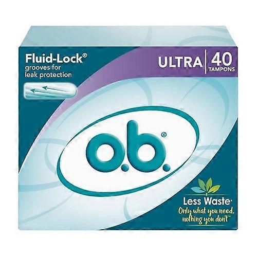 O.B. Tamponger Fluid Lock Ultra, 40 stk