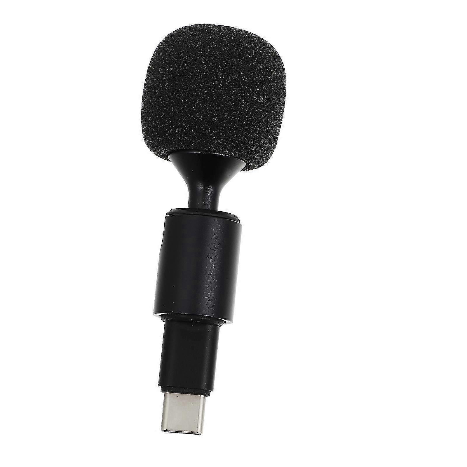 Phone Microphone Bendable Type-C Microphone for Recording 1Pcs