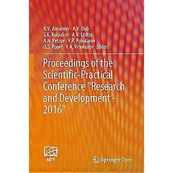 Proceedings Of The Scientific-practical Conference Research And Development - 20 - Springer Nature B.V - Hardcover - en Book