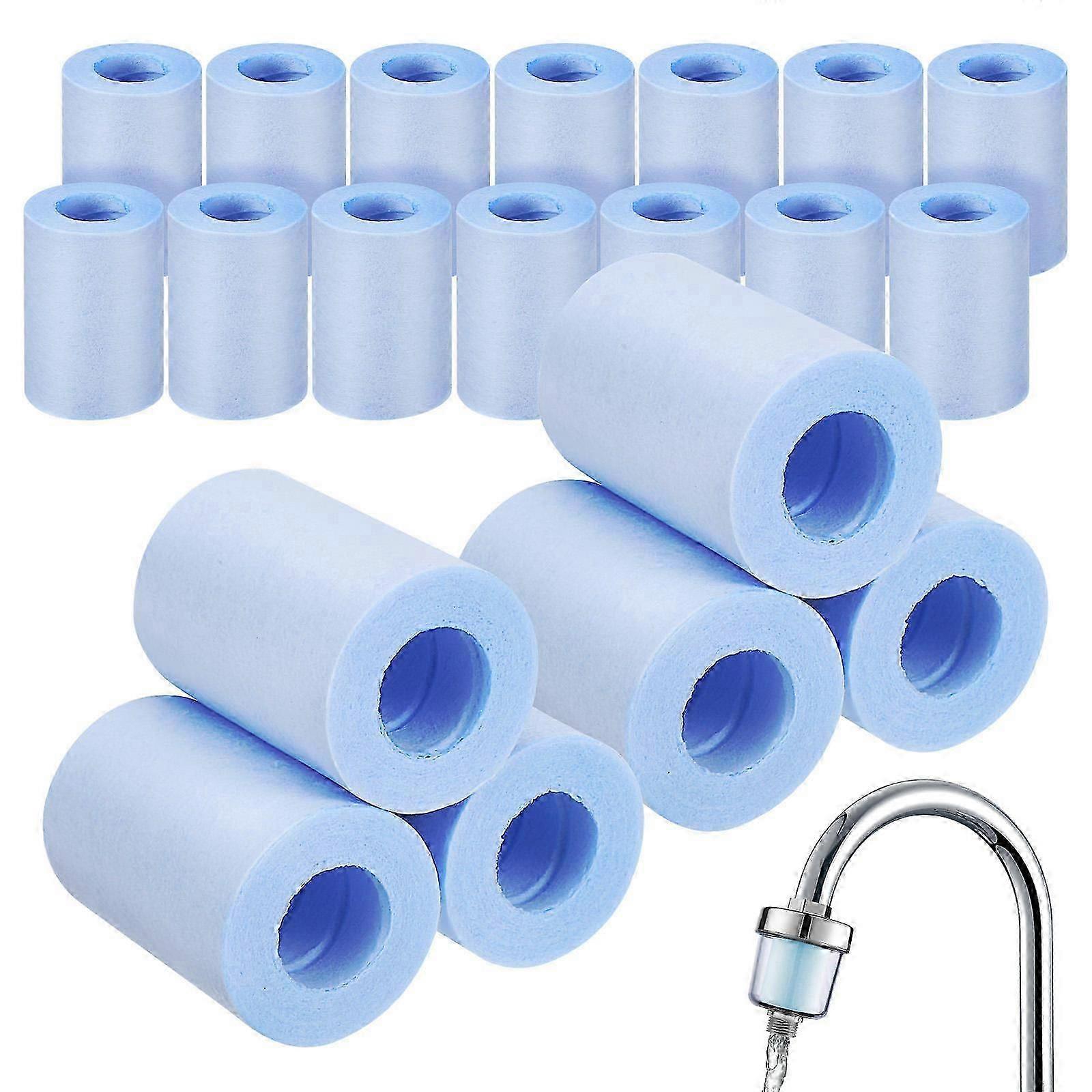 Flower Shower Filter Cotton Inserts for Efficient Filtration 20Pcs Pack