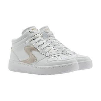 Skechers Damen-Sneaker aus Leder, hoch geschnitten