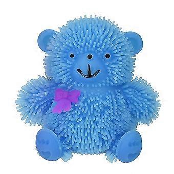 Squishy Toys 9cm Nieuwigheid Flashing Puffer Schattige Beer Squidgy Sensorisch Speelgoed Activiteit en Speelbal Nieuwe Aankomst