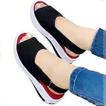 Women's Ballet Flats PU Leather Dress Shoes Comfortable Open Toe Slip on Flats