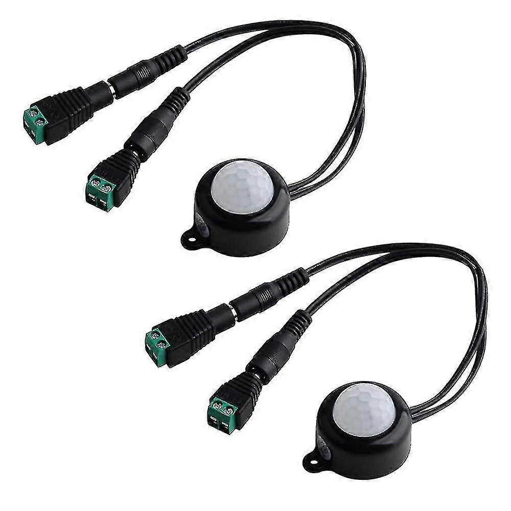 2 Packs Dc 5-24v Pir Infrared Activated Touchless Sensor With Timer