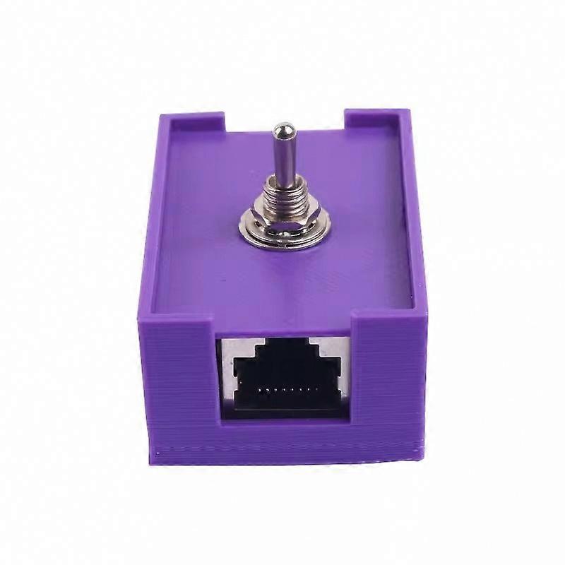 RJ45 Network Cable Twisted Pair Toggle Switch with Case