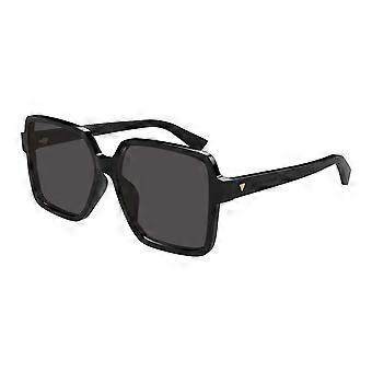 Bottega Veneta BV1317SK Asian Fit 001 Full Rim Black Women Square Sunglasses UV3 Original
