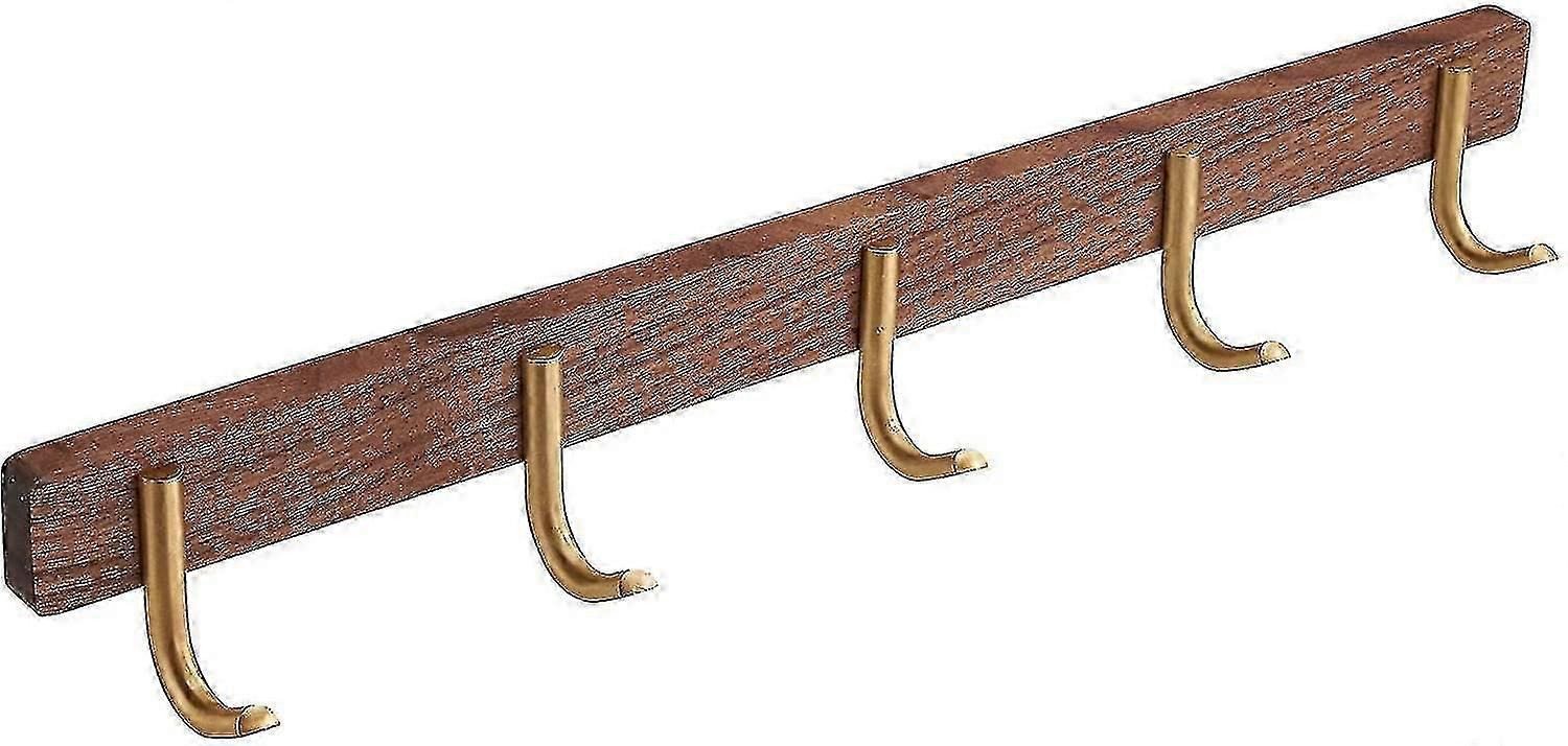 Generic Wall Mounted Coat Rack 5-tri Hooks