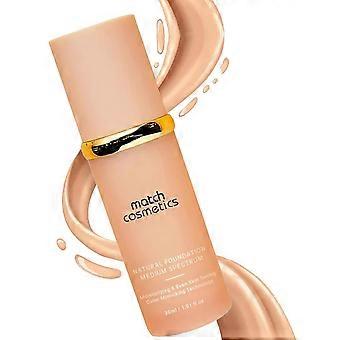 4 in 1 Foundation with SPF 50, Smooth Blendable Formula, Compact Travel Size for Daily Use