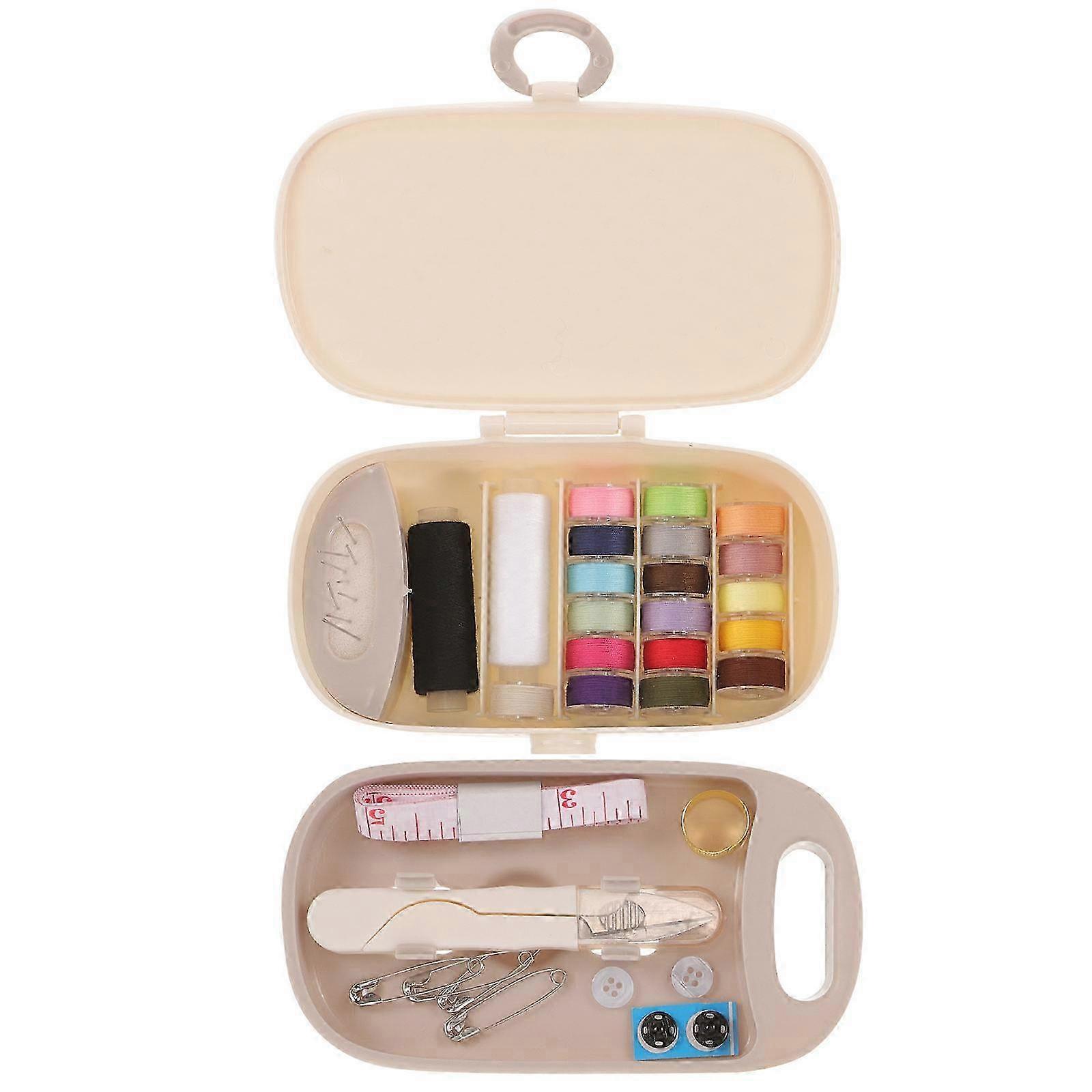 1 Set Needle Thread Box Embroidery Kit Thread Needle Kit Household Thread Box Storage Box