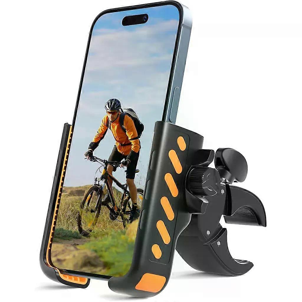 Bicycle Phone Holder, [No Camera Blocking] Motorcycle Mount, [Quick Release]