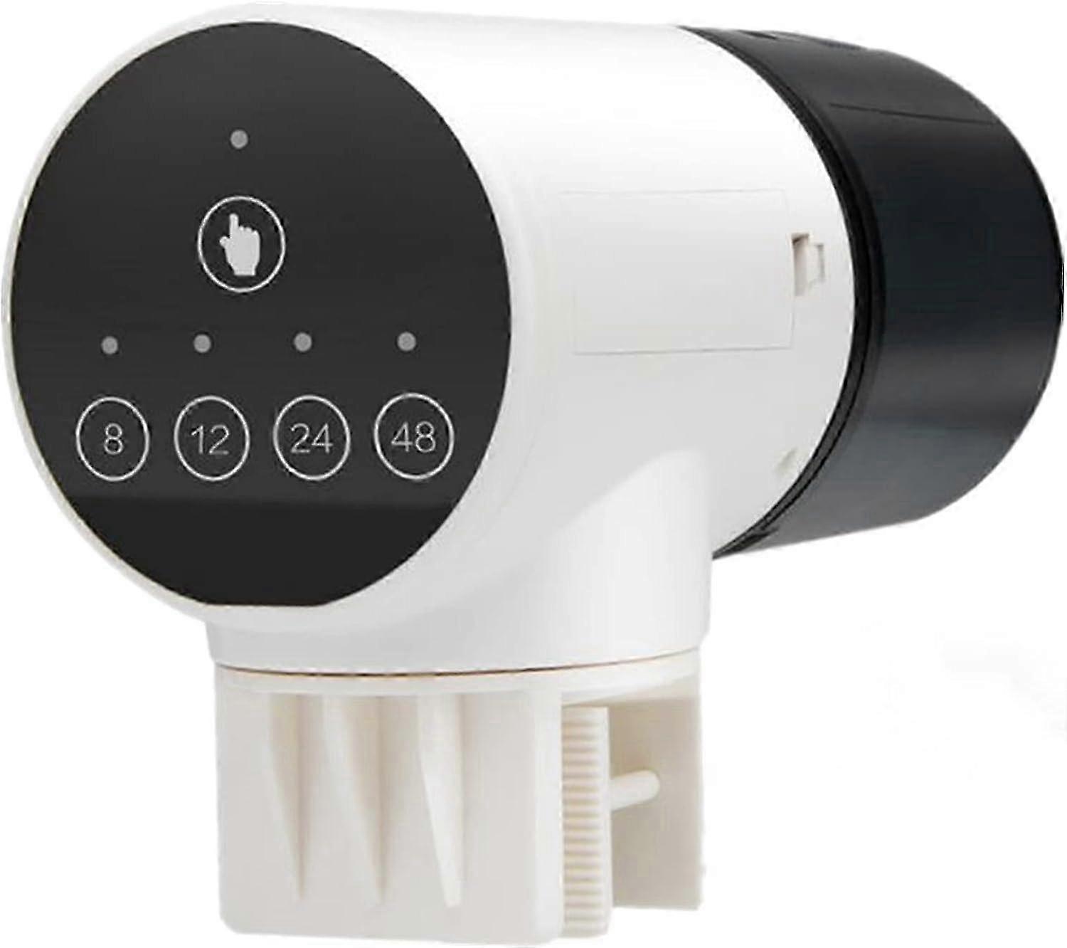 Automatic fish feeder, 360 rotatable automatic fish feeder timer dispenser compatible with aquarium or small fi