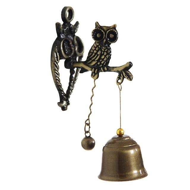 Doorbell Retro Nostalgic Style Animal Door Bell Metal Iron Bell Wind Chime Ornament Wall Horse Garden Elephant Owl Hot