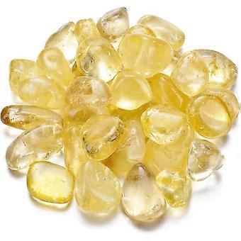 Bulk Citrine Crystal Stones Real Natural Citrine Reiki Healing Gemstones Small Tumbled Polished Stones for Energy Witchcraft Therapy Meditat