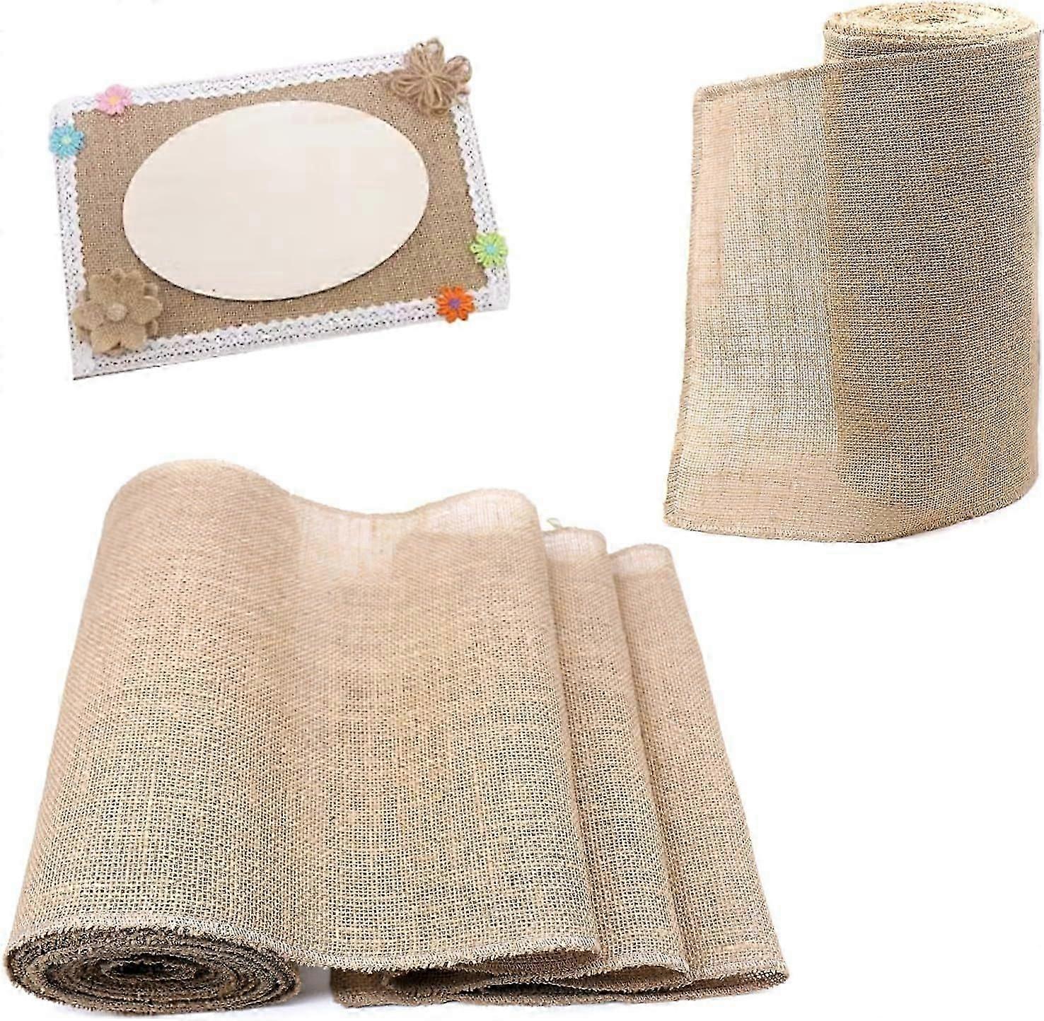 Burlap Table Runner, 10M*30CM Burlap Roll, Table Runner, Jute Table Runner