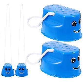 4pcs Stepper Toy Parent-Child Stilts Walking Stilts Toy Balance Toy for Toddler Walking
