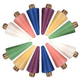 12 stks Nagel Strass Picker Wax Vervanging Tips Punt Boor Pen Heads