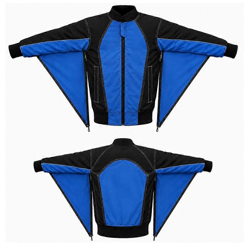 Skyex Skydiving Blue And Black Color Camera Jacket Nd-032