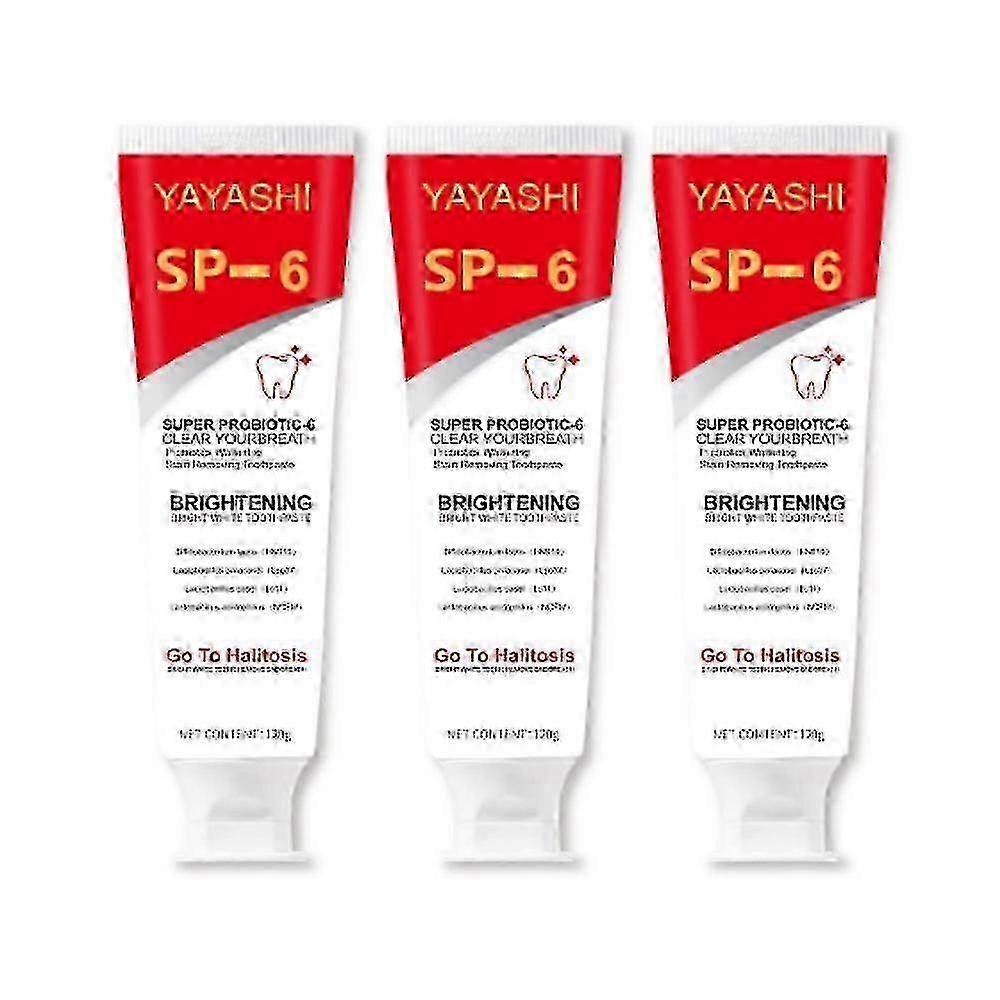 SP-6 Probiotic Whitening Toothpaste 3pcs set.C5