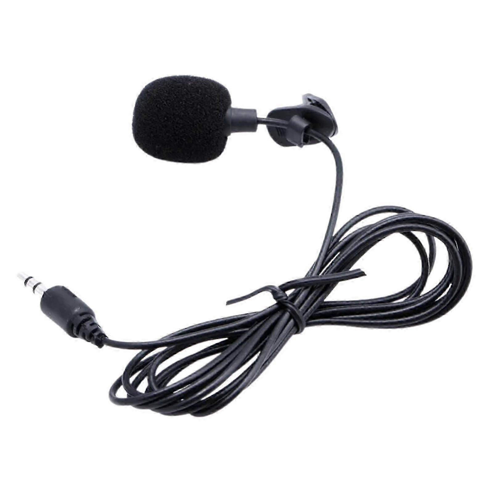 Lapel Clip on Mike External Mic for Laptop PC Utility Replace Widely,l