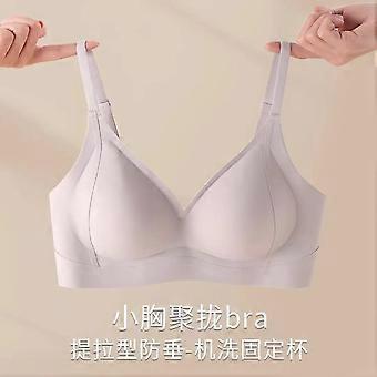 Women Wireless Seamless Push Up Gathering Anti Sagging Beauty Back Comfort Bra