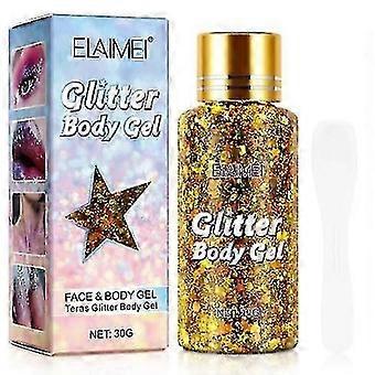 Body Glitter Gel, Glitter Holographic Chunky Gel, Glitter Liquid Eyeshadow Makeup, Mermaid Sequins Body Glitter