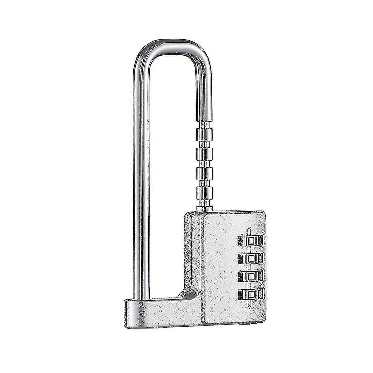 Combination Padlock Outdoor, Waterproof Heavy Duty Padlock With Code, Multifunctional Adjustable Long Padlock-