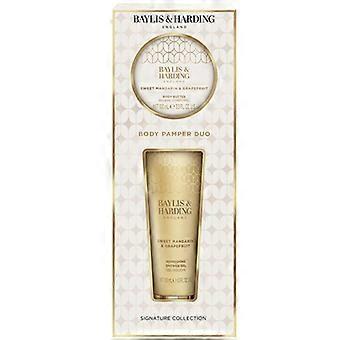 Body Pamper Duo ( mandarin & grapefruit ) - gift set