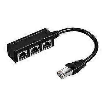 Network Splitter Ethernet Splitter Cable for Computer Use 2Pcs