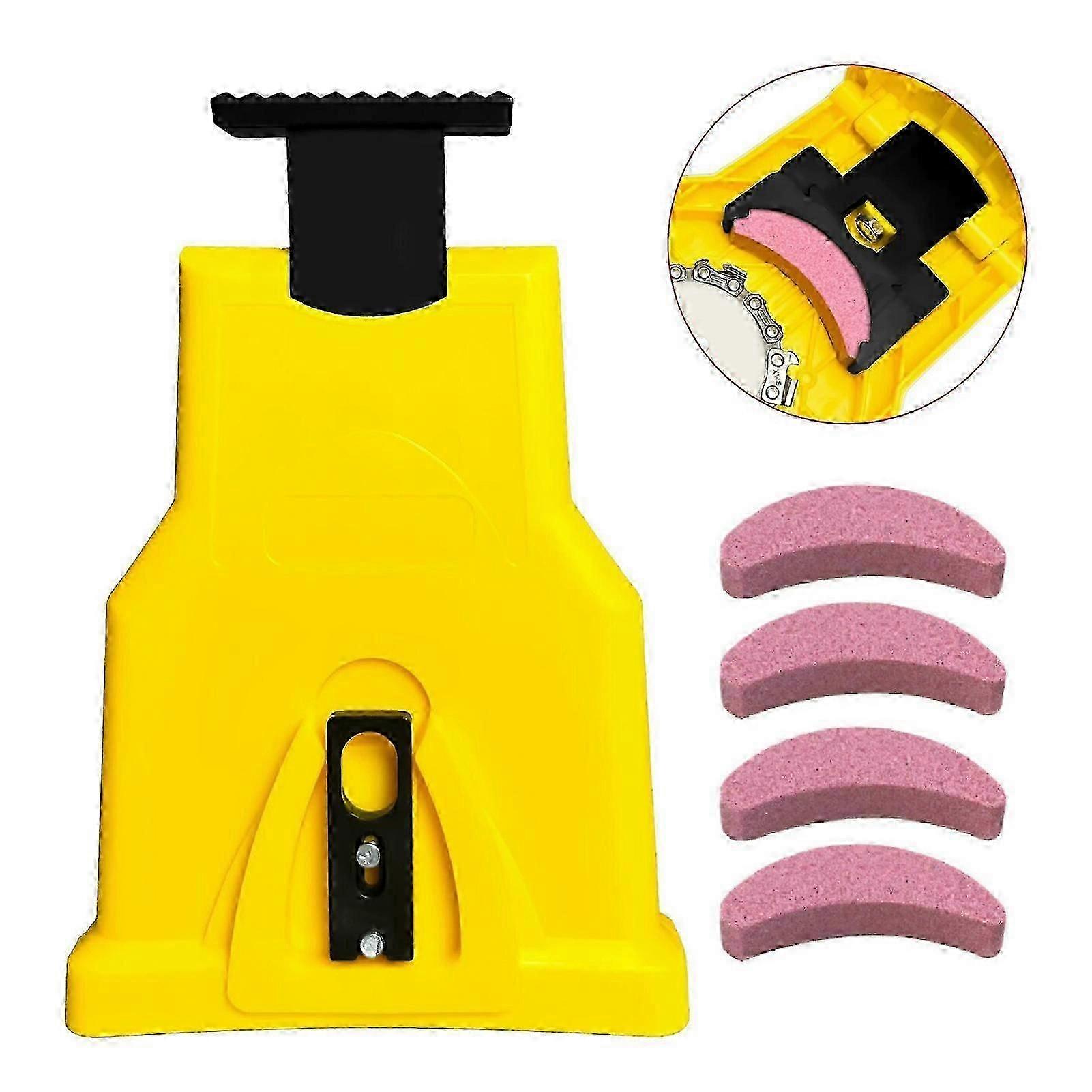 Portable Electric Chainsaw Sharpening Tool Quick Grinding for Chainsaw Bars & Blades Chainsaw Chain Sharpener
