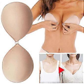1 Paar Damen Unsichtbarer Sticky BH Selbstklebender rückenfreier trägerloser Push-Up-BH Wiederverwendbar-Yvan